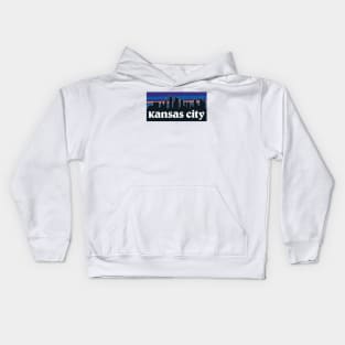 Kansas City Skyline Kids Hoodie